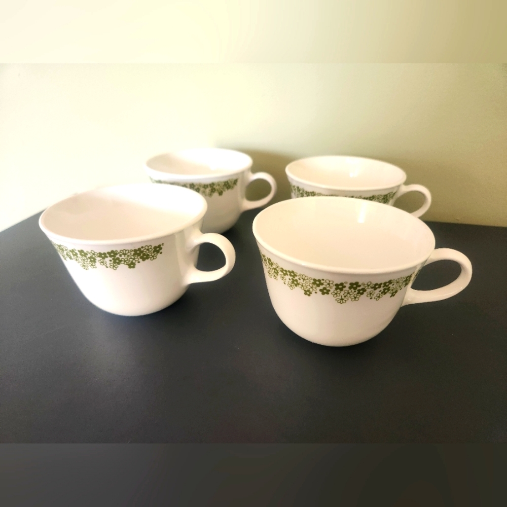 Corelle Livingware by Corning Crazy Daisy Spring Blossom Coffee Cup Set of 4